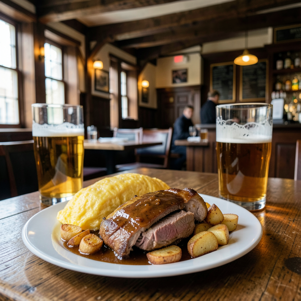 Six Bells on Beaumont Road is Oxford's highest-rated Sunday roast spot
